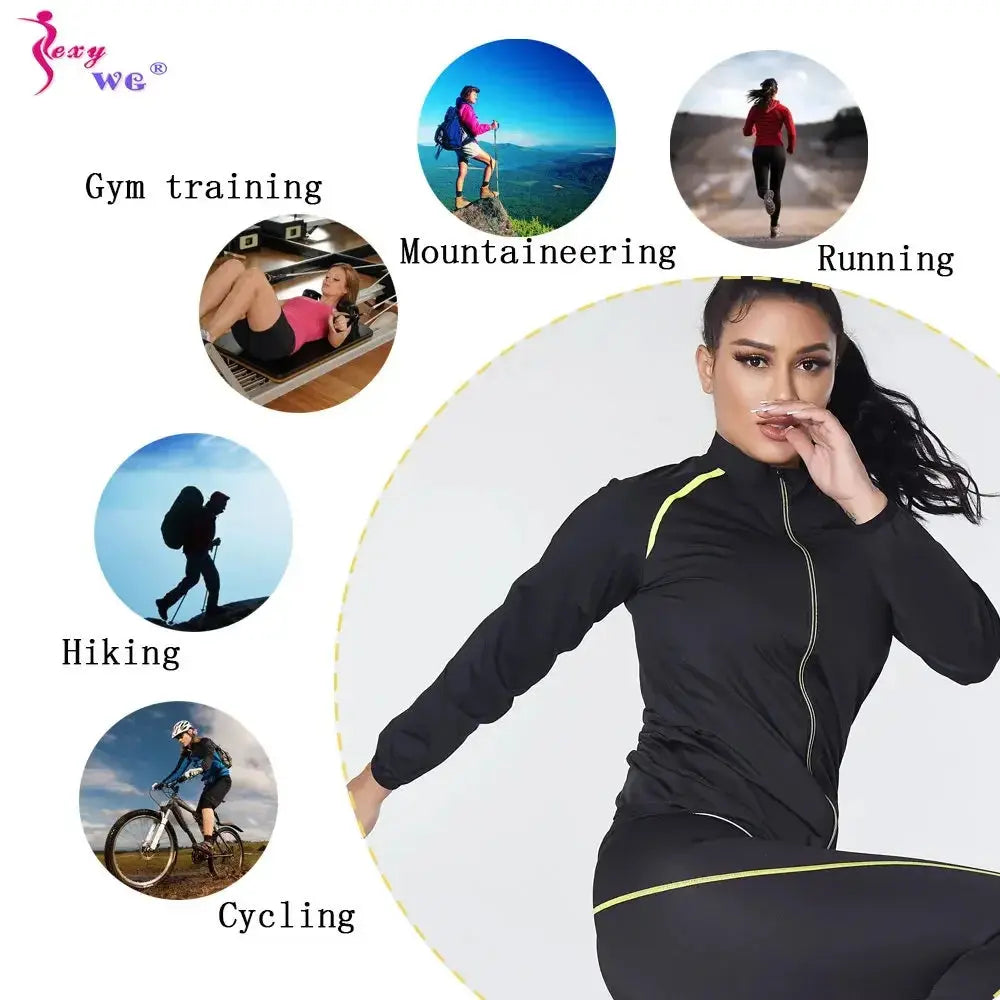 Women’s Sauna Suit SEXYWG – Sweat & Slim Fitness Set - Nisiowelt