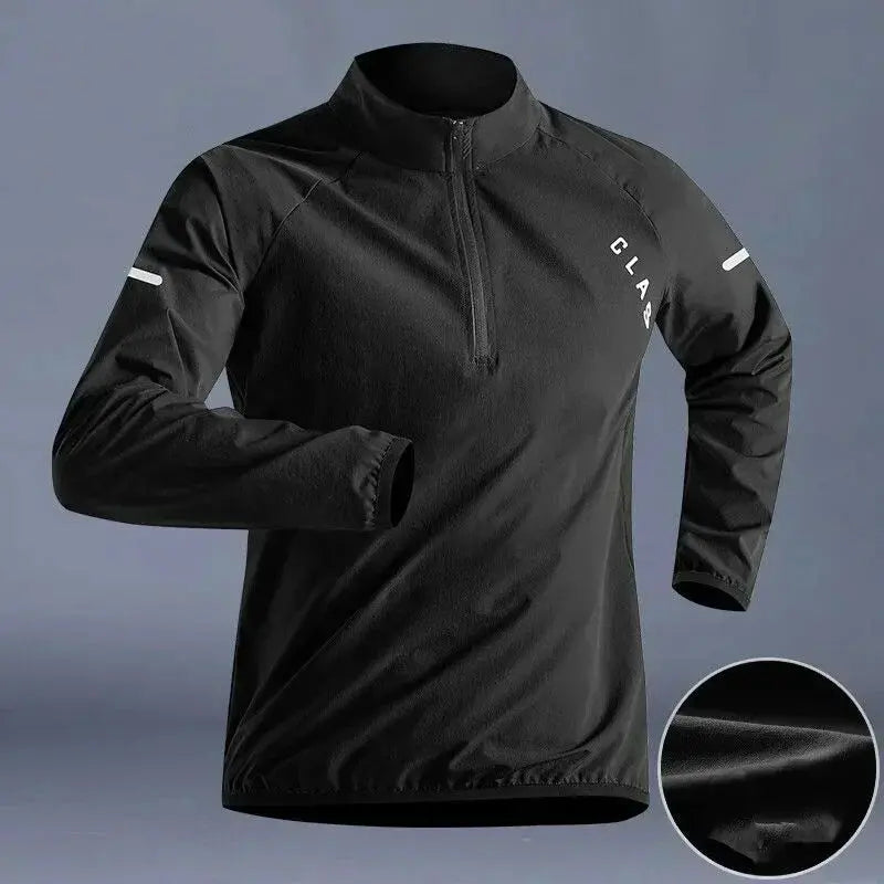Men’s Quick-Dry Sports Top with Half Zip Nisiowelt