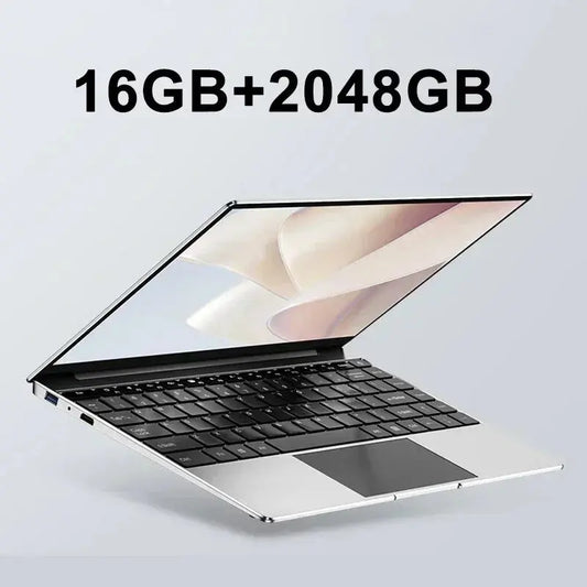 Ultra Slim Laptop – 16GB RAM, 2TB SSD, Intel N3700, Windows 11 Pro - Nisiowelt