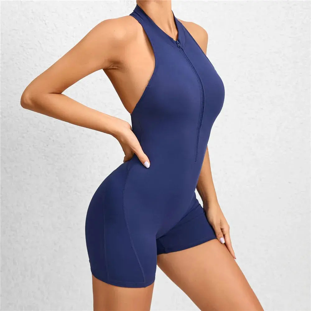 Women’s Deep V Tracksuit Yoga Set - Nisiowelt