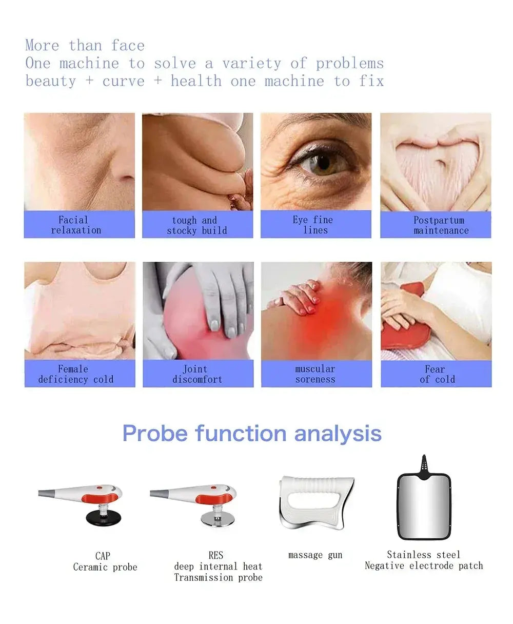 RF Tecar Therapy 448k Slimming & Pain Relief - Nisiowelt