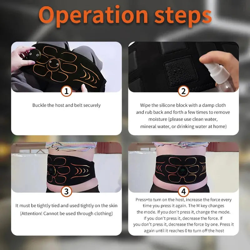 EMS Abdominal Muscle Trainer – Waist Slimming & Toning - Nisiowelt