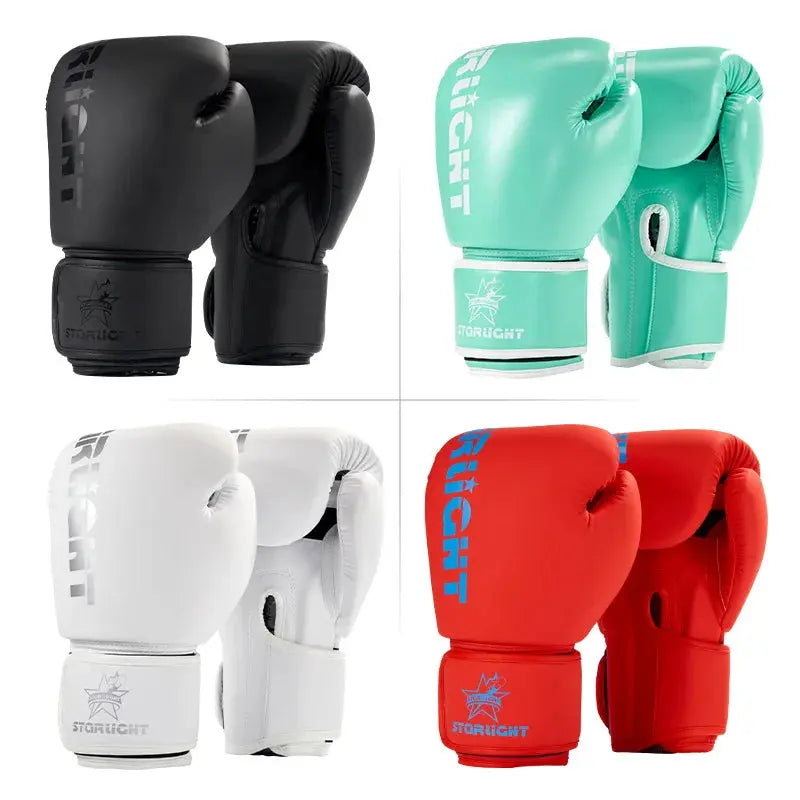 8/10/12/14/16oz Boxing Gloves Professional Adult Sanda Muay Thai Fighting Gloves Men and Women Training Sandbag Free Fight MMA Nisiowelt