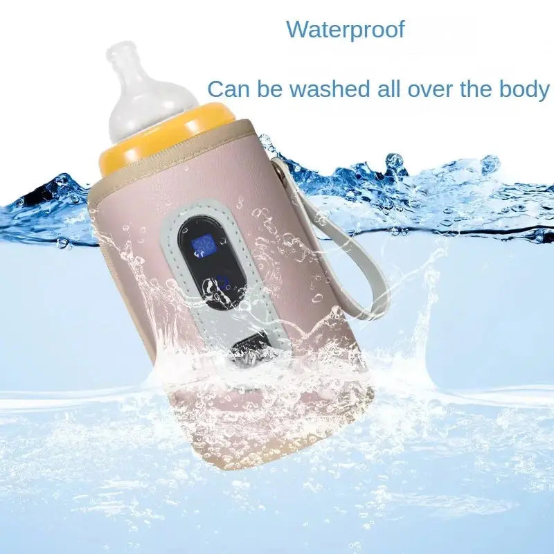 Portable Baby Milk Warmer with Digital Display & USB Heating Nisiowelt