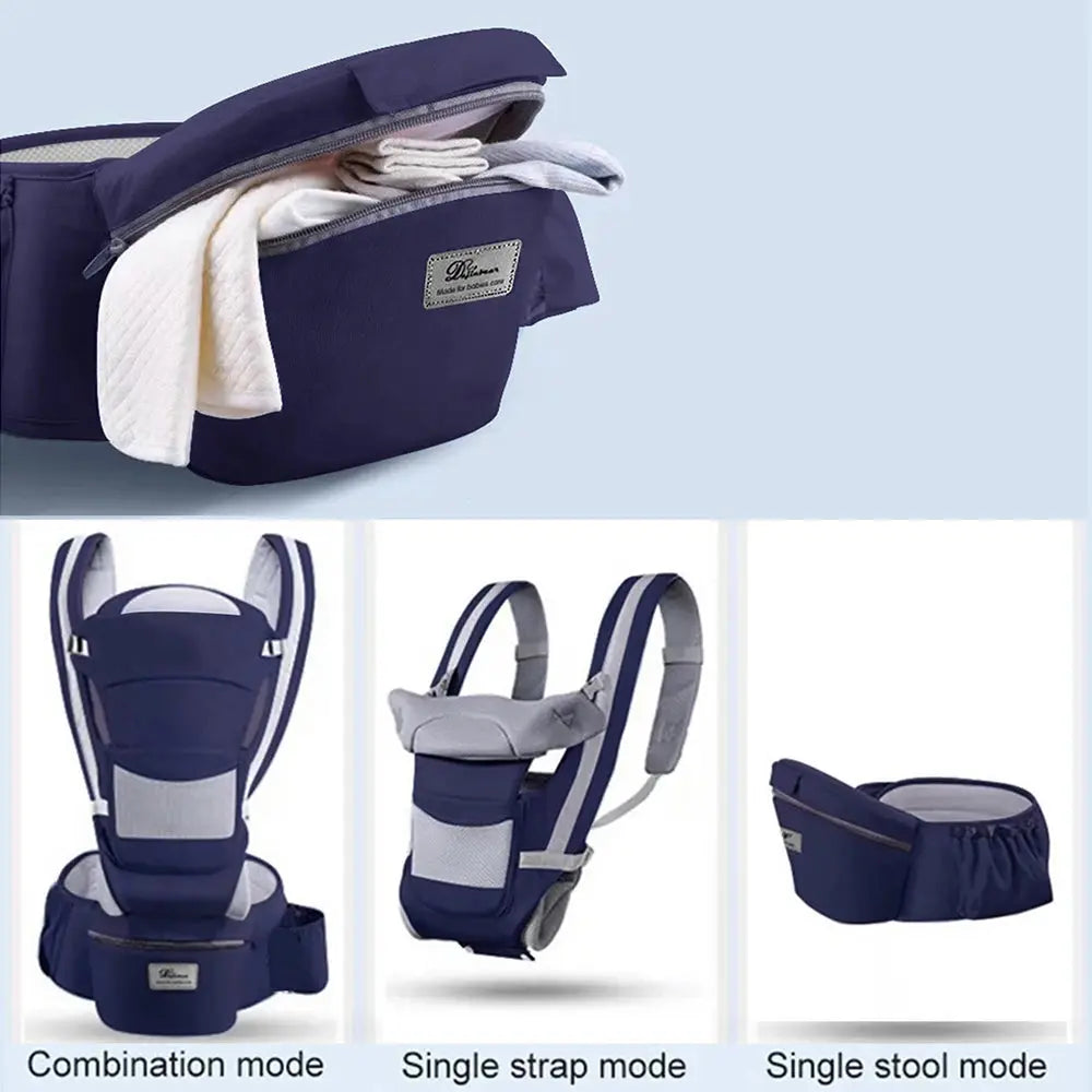 Newborn Ergonomic Baby Carrier Backpack Infant Baby Hipseat Carrier Front Facing Ergonomic Kangaroo Baby Wrap Sling Travel Nisiowelt