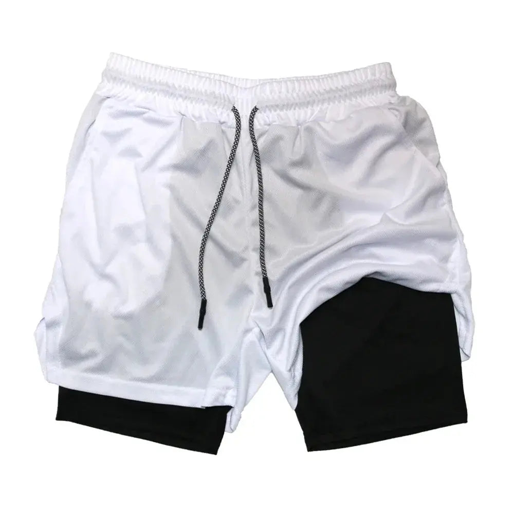 Men's 2-in-1 Fitness Shorts - Nisiowelt