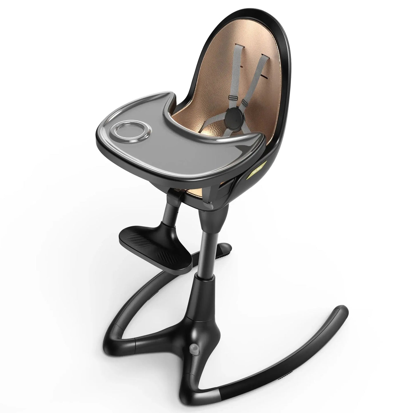 Luxury Adjustable Baby High Chair with PU Cushion & Footrest Nisiowelt