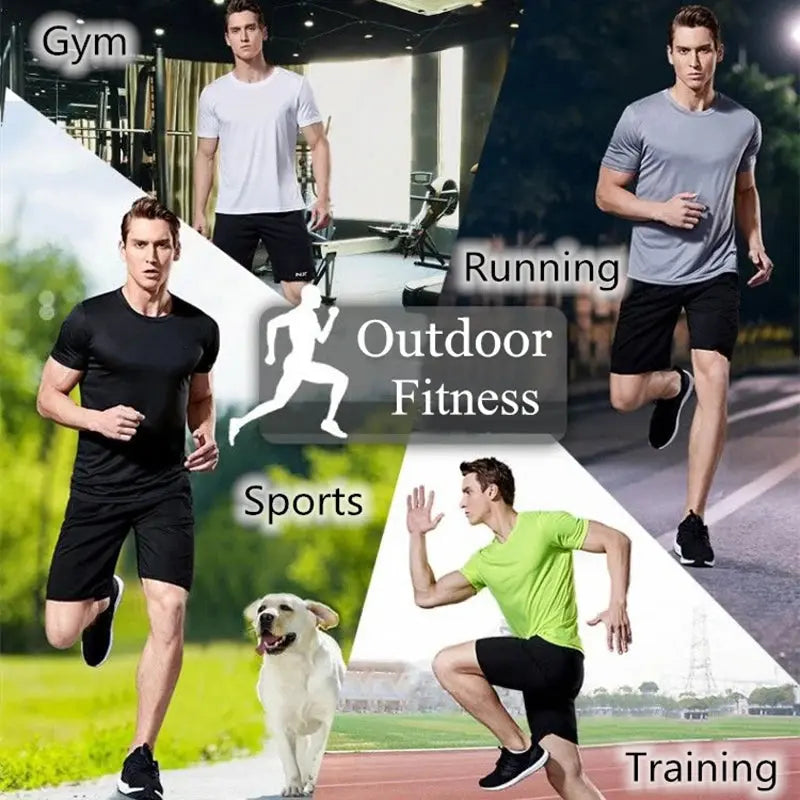 Men's Quick-Dry Gym T-Shirt Nisiowelt
