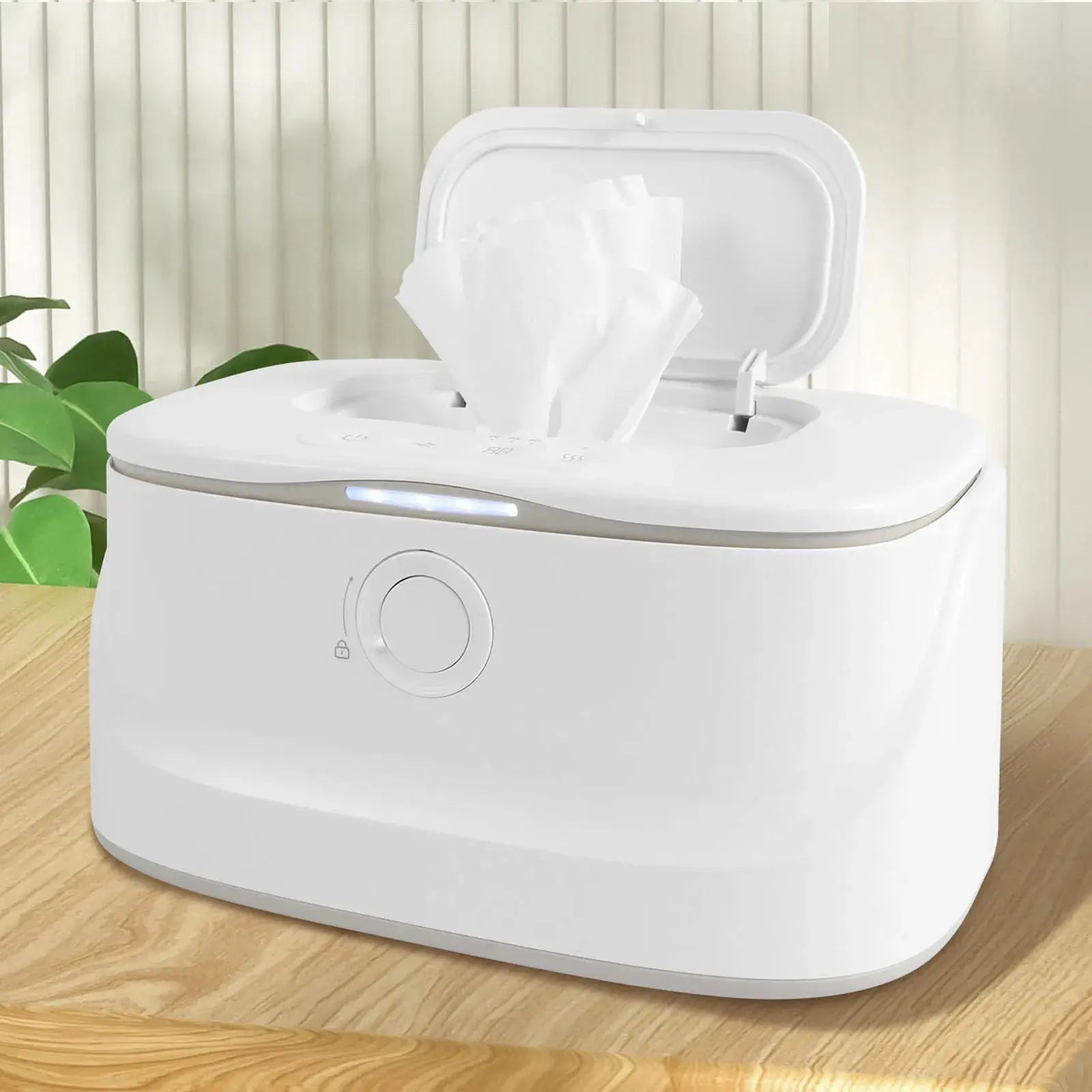 USB Baby Wipe Warmer with Adjustable Temperature & LED Light Nisiowelt
