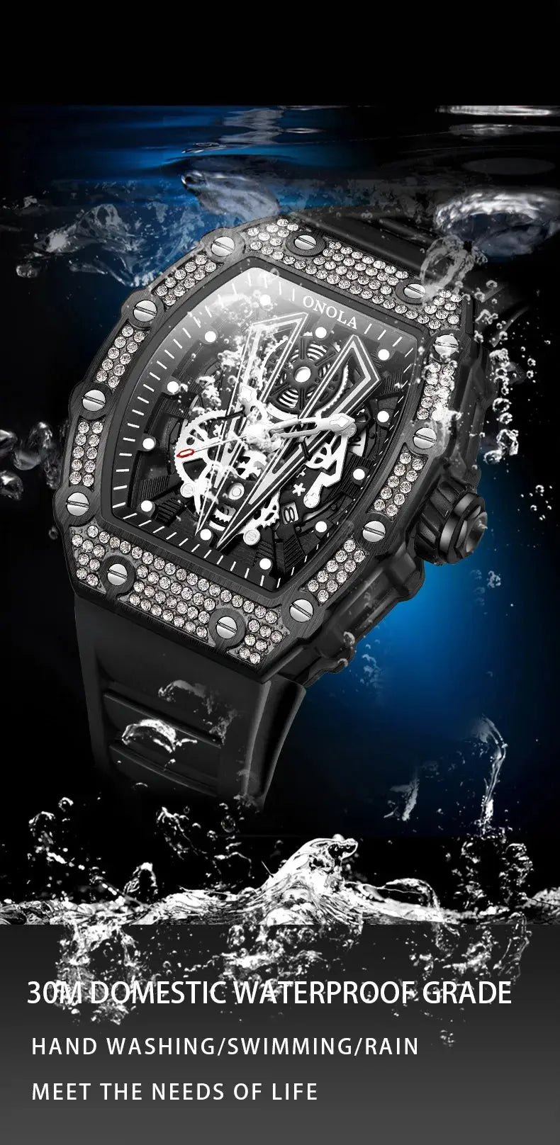 ONOLA Luxury Diamond Sports Watch - Nisiowelt