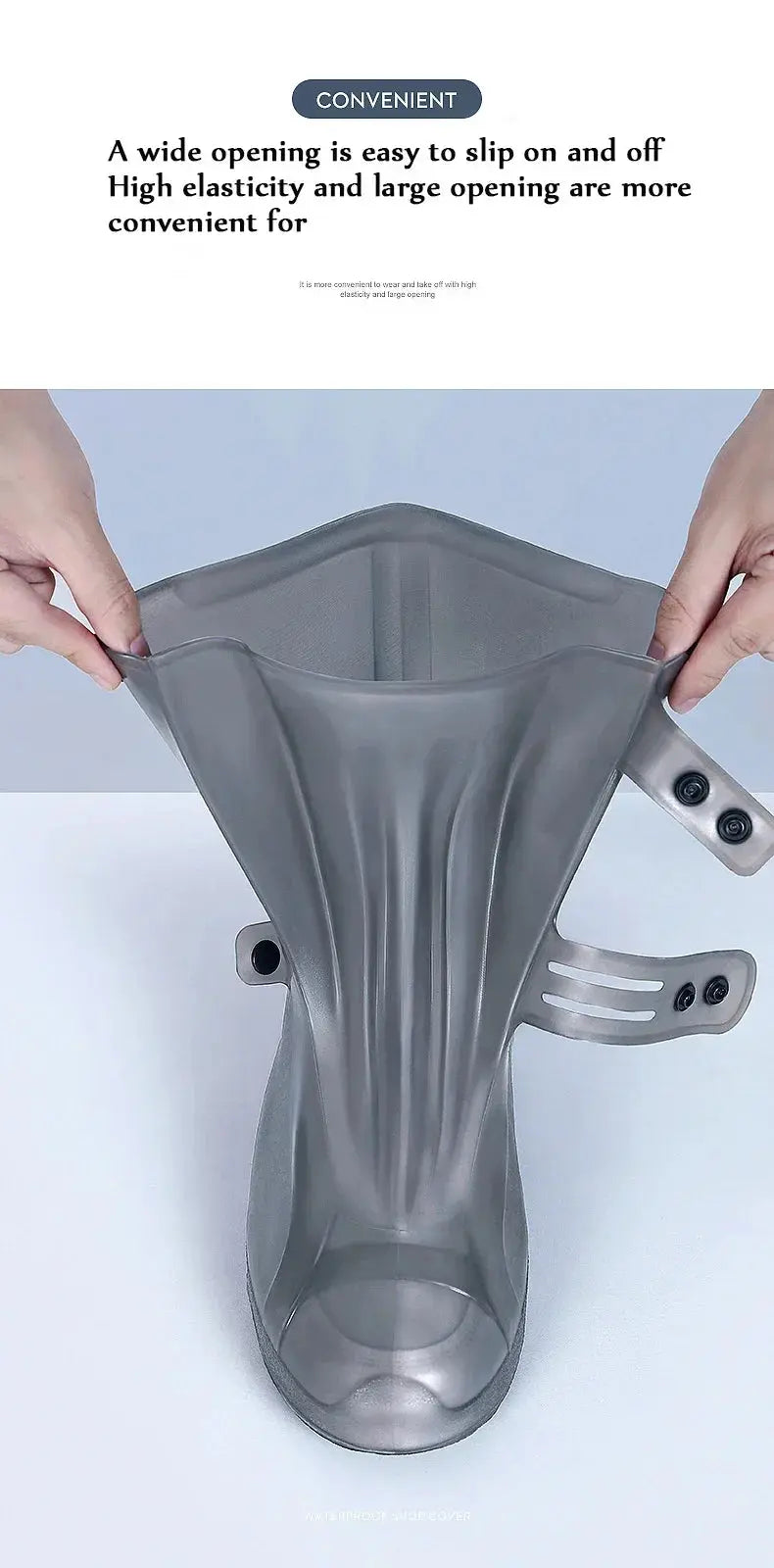 Waterproof  XXL Anti-Slip Rain Boot Covers - Nisiowelt