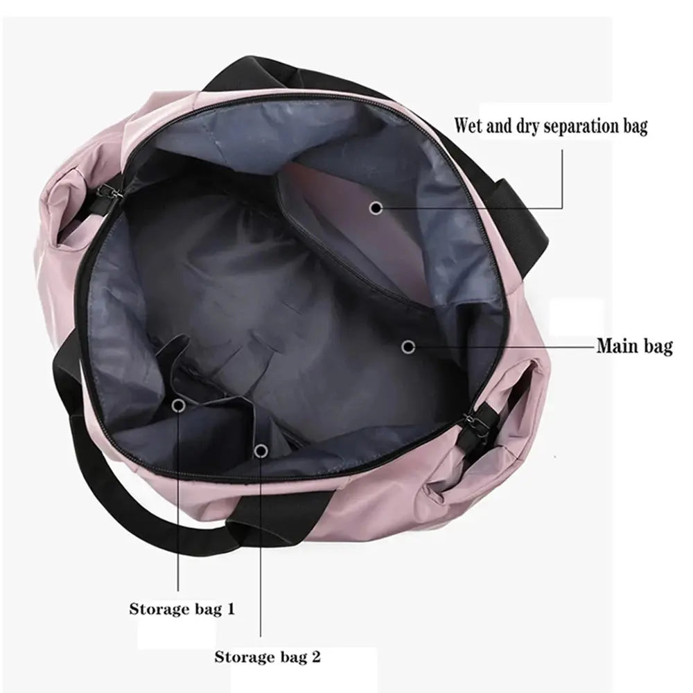 Sport Gym Duffel Bag for Travel and Training Nisiowelt