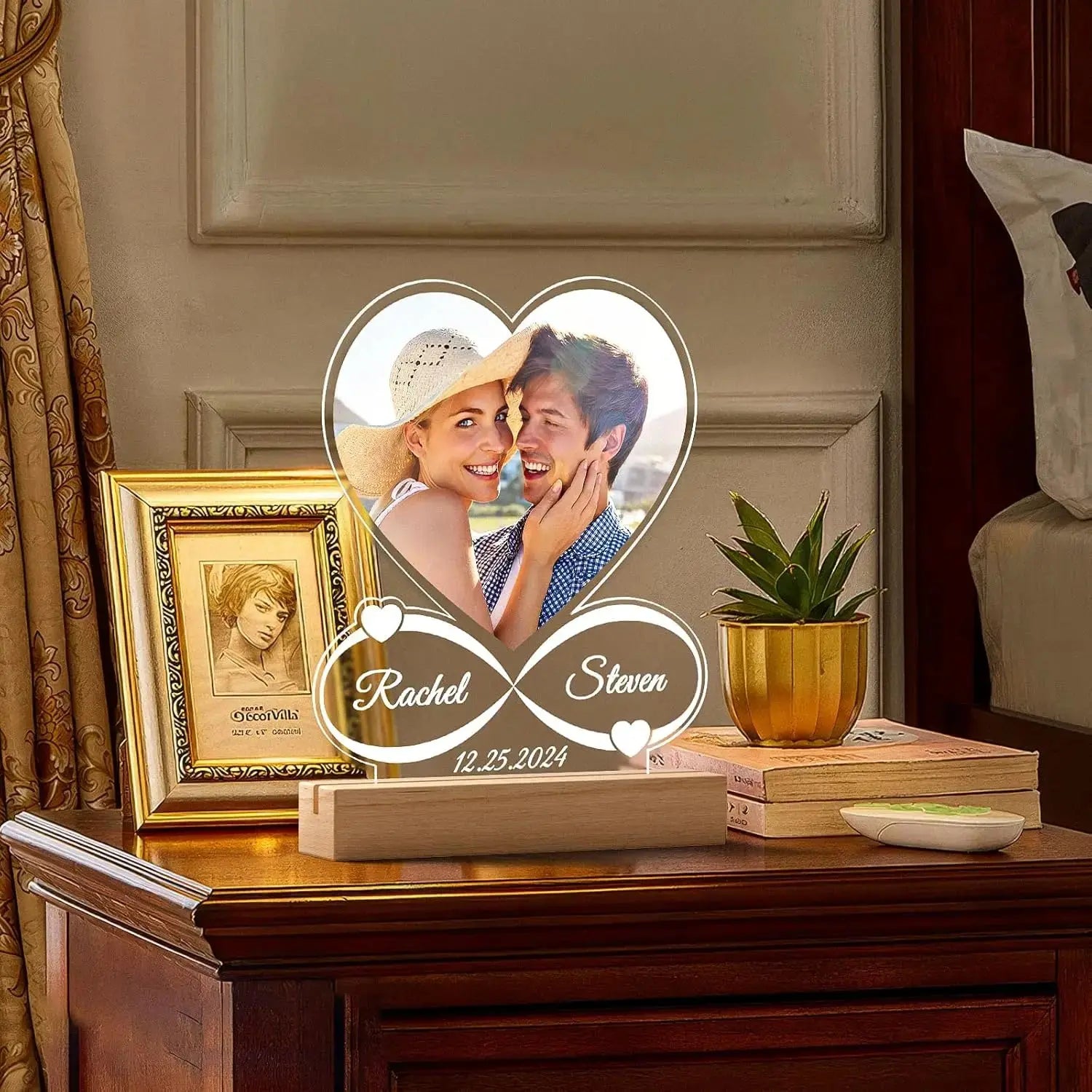 Custom Acrylic Photo Plaque with Light - Nisiowelt