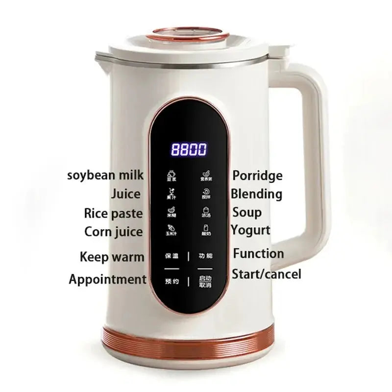 Electric Soy Milk Maker 10-Blade Multifunctional Machine Nisiowelt