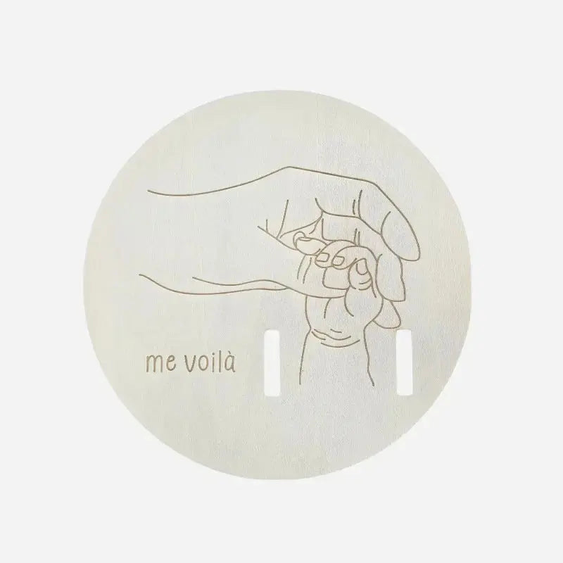 Wooden Baby Birth Commemorative Plaque Nisiowelt
