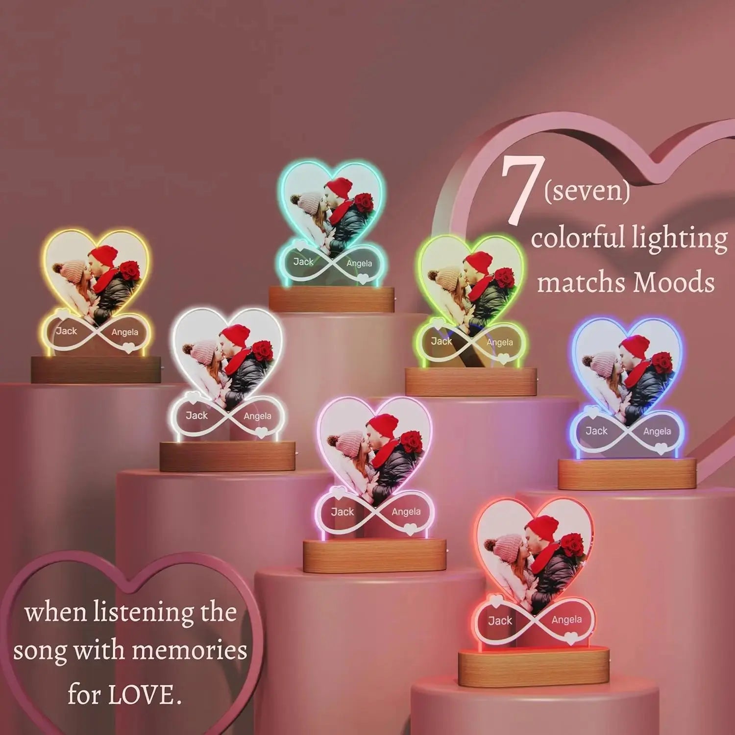Custom Acrylic Photo Plaque with Light - Nisiowelt