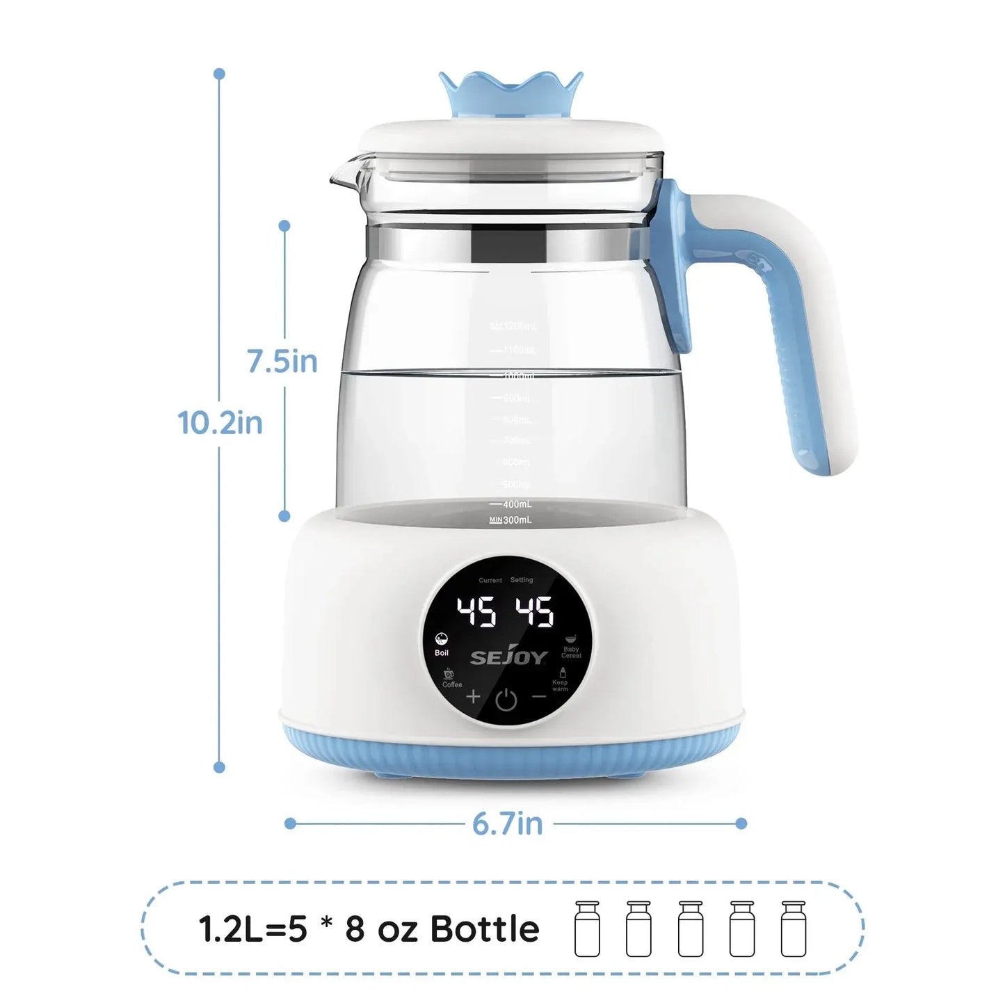 Sejoy Electric Temperature Control Kettle - Nisiowelt