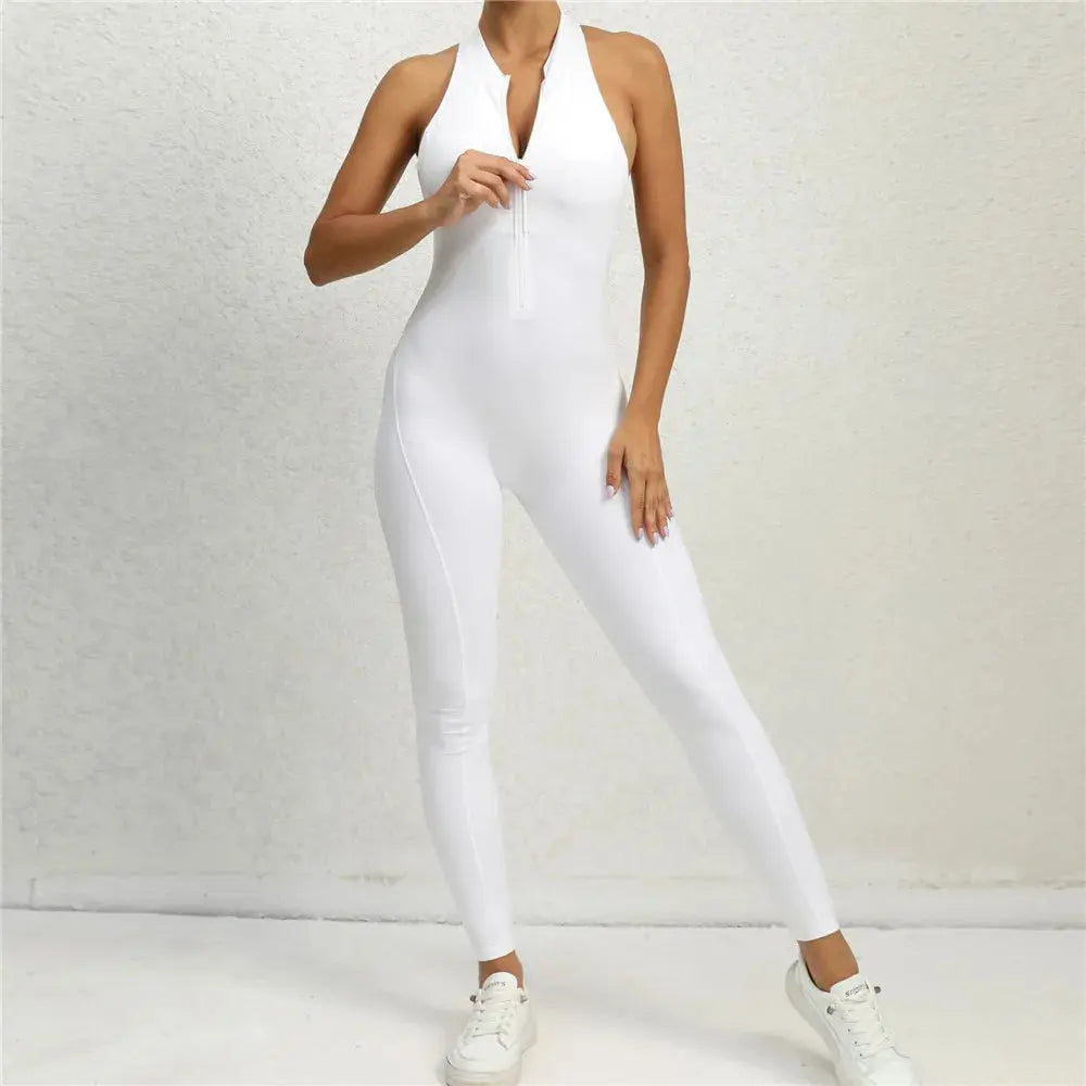 Women’s Deep V Tracksuit Yoga Set - Nisiowelt