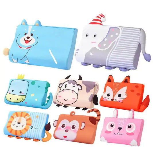 Kids Ergonomic Memory Foam Pillow 45x27x6cm - Nisiowelt