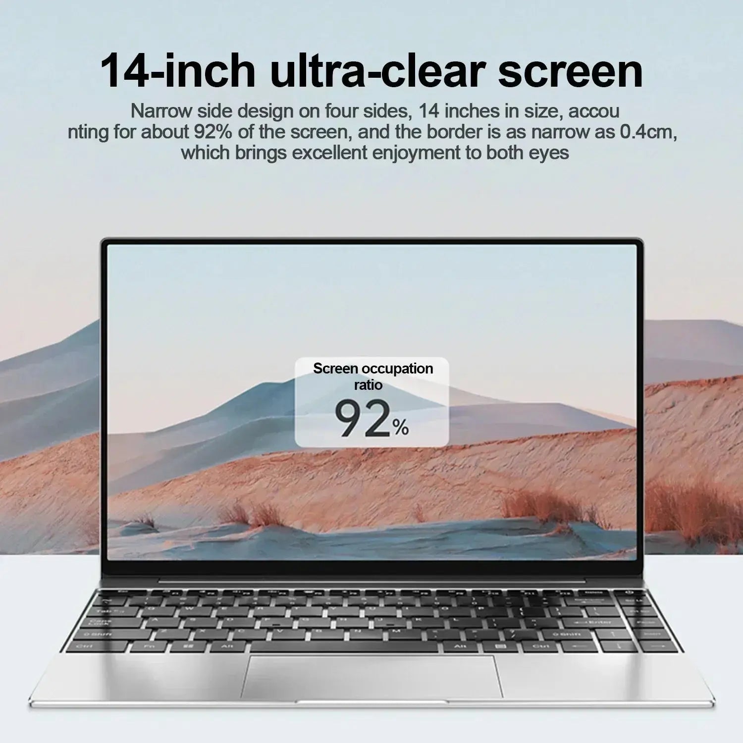 Ultra Slim Laptop – 16GB RAM, 2TB SSD, Intel N3700, Windows 11 Pro - Nisiowelt