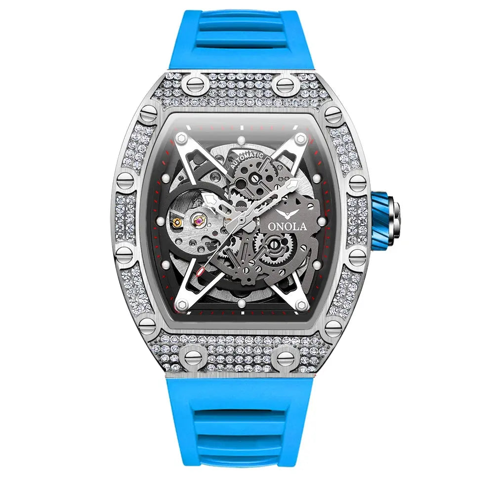 ONOLA Luxury Automatic Waterproof Men's Watch with Diamond - Nisiowelt