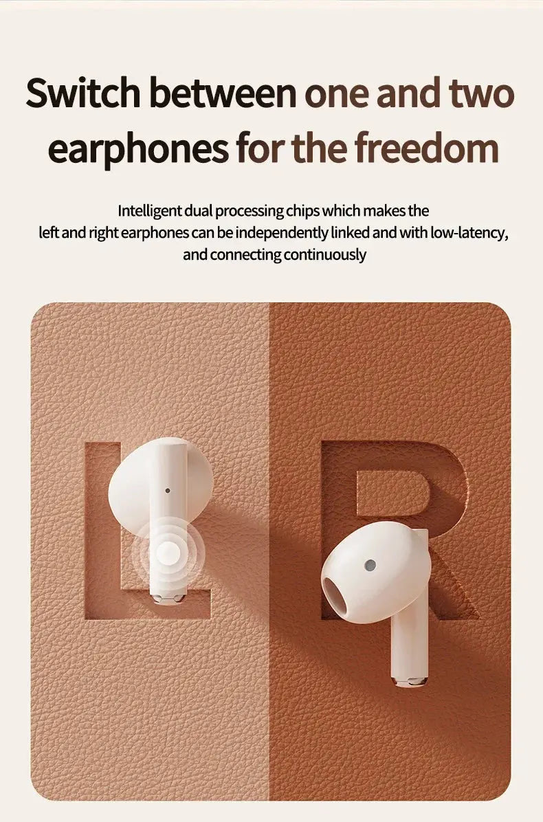 TWS Wireless Earphones Bluetooth 5.4 HiFi Stereo - Nisiowelt