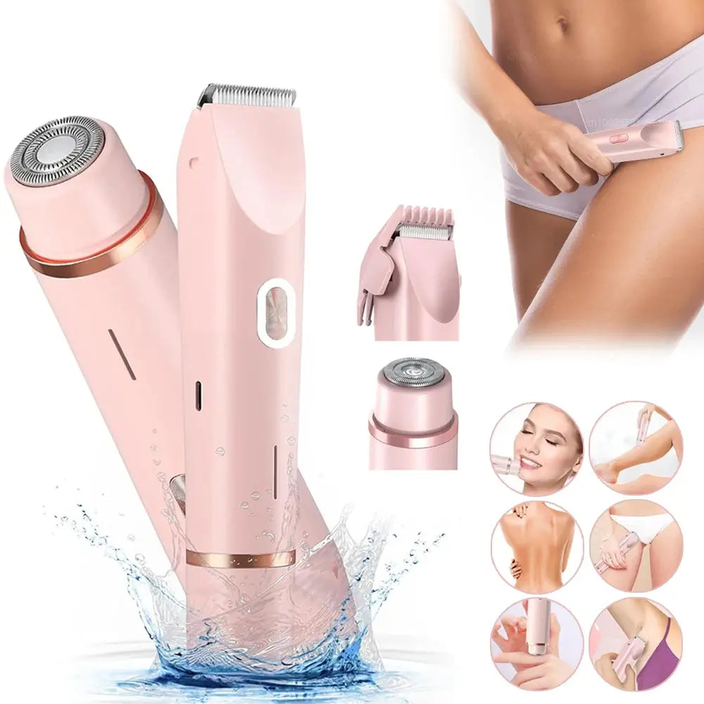 Painless Epilator & 2-in-1 Body Trimmer – Electric Shaver for Sensitive Areas Nisiowelt