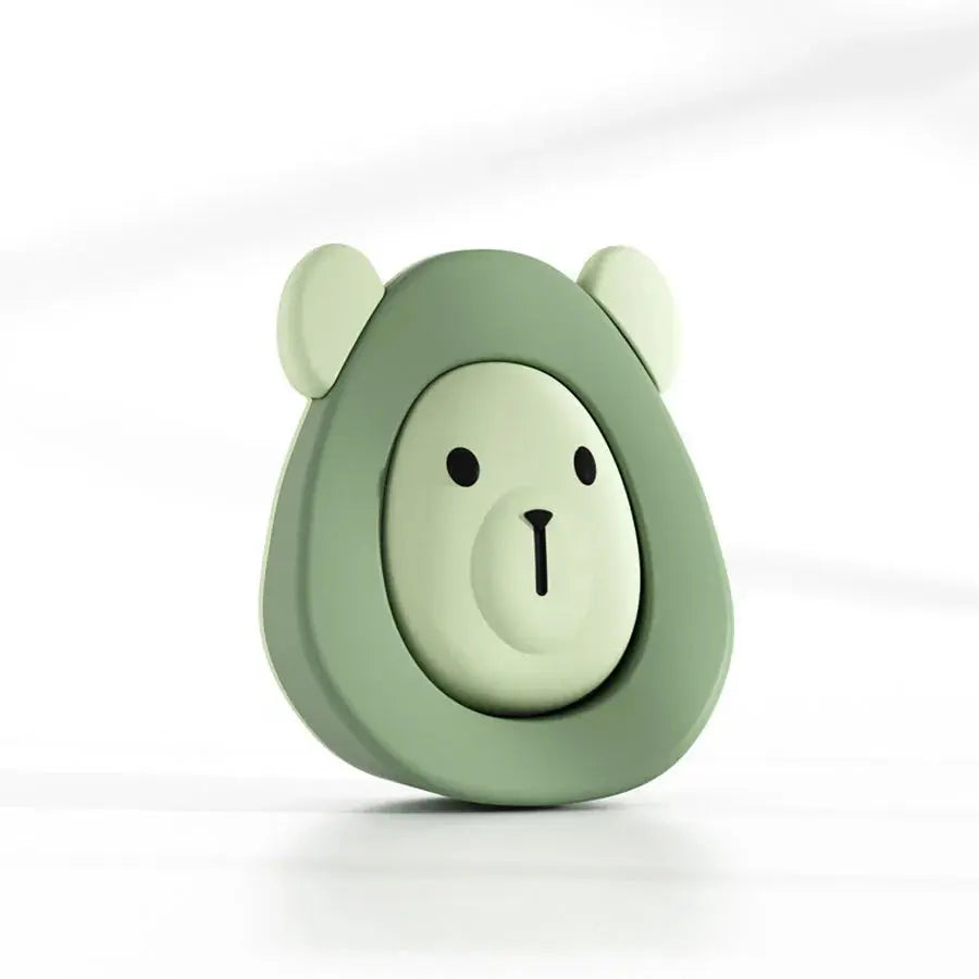 2 in 1 Door Stop Little Bear Cartoon Soft Silicone Thicken Door Bottom Multi-function Child Safety Anti Pinch Hand Door Stopper Nisiowelt
