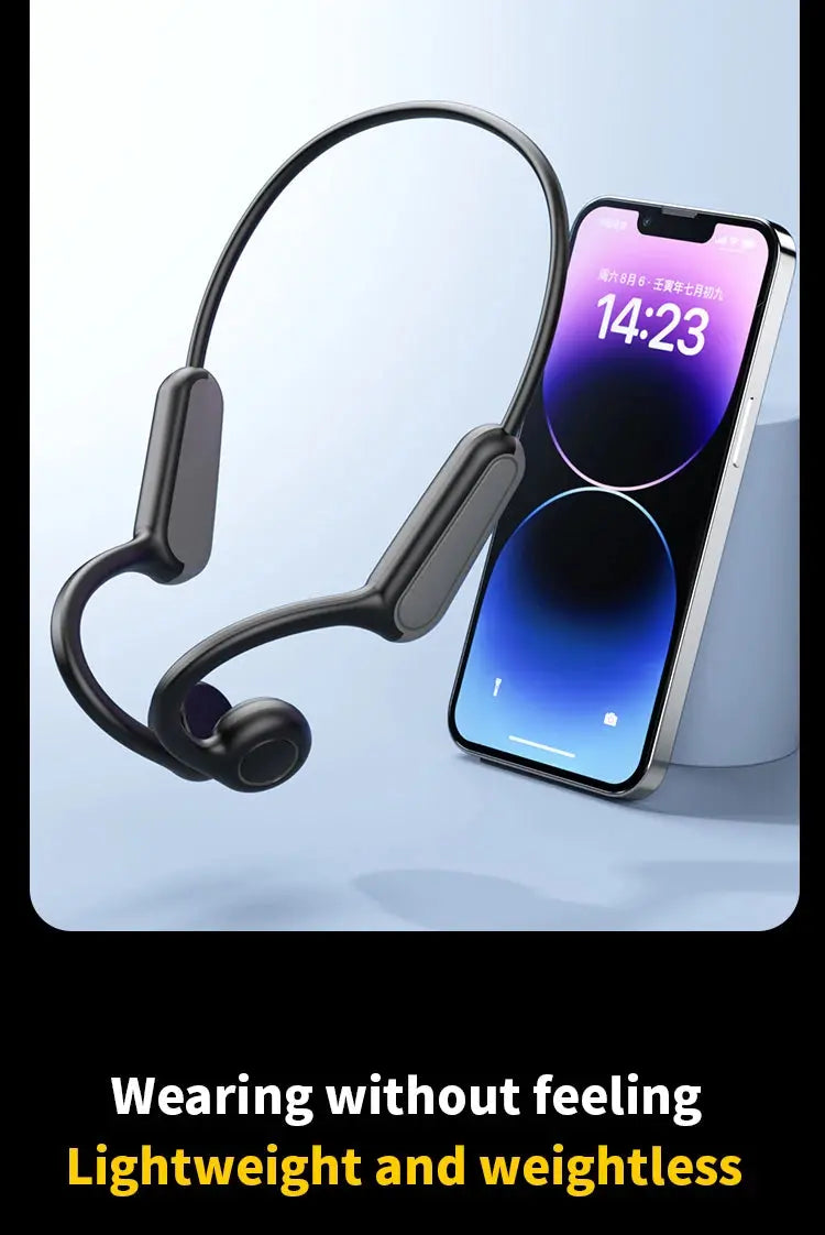 Bone Conduction Bluetooth 5.3 Sports Headphones Nisiowelt