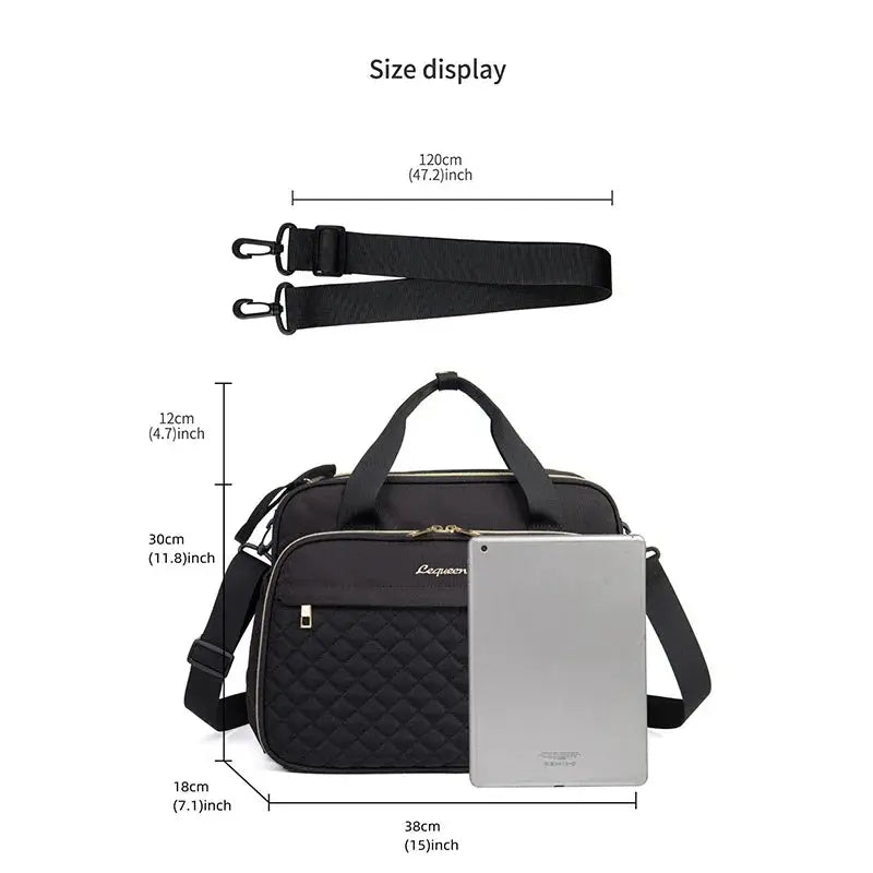 Large Capacity Travel Bag Multifunctional Maternity Mother Baby Stroller Bags New Style Waterproof Diaper Bag Black nappy bag Nisiowelt