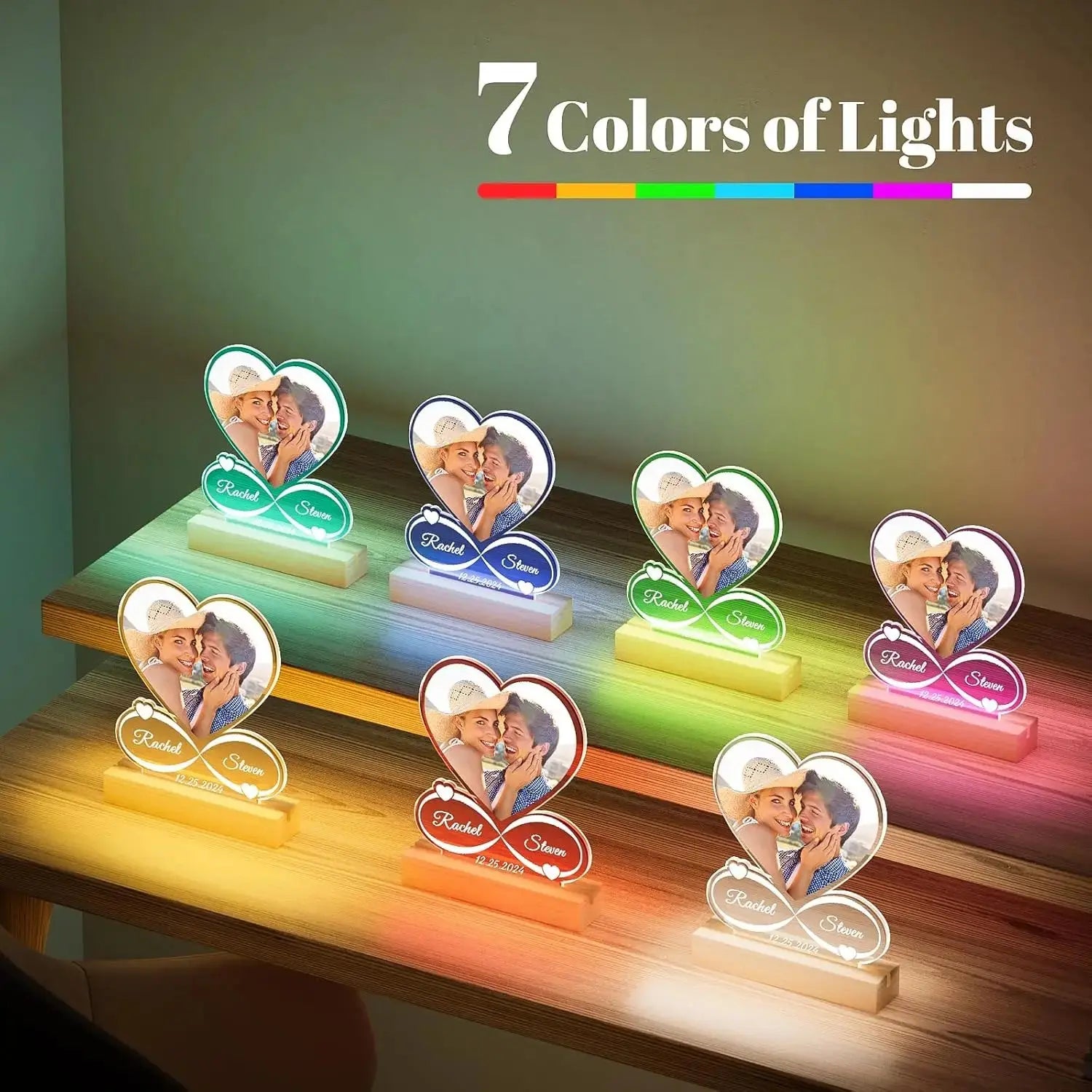 Custom Acrylic Photo Plaque with Light - Nisiowelt