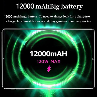 Android Tablet 2025 11.6" 16GB RAM 1TB ROM 16MP 32MP 12000mAh - Nisiowelt