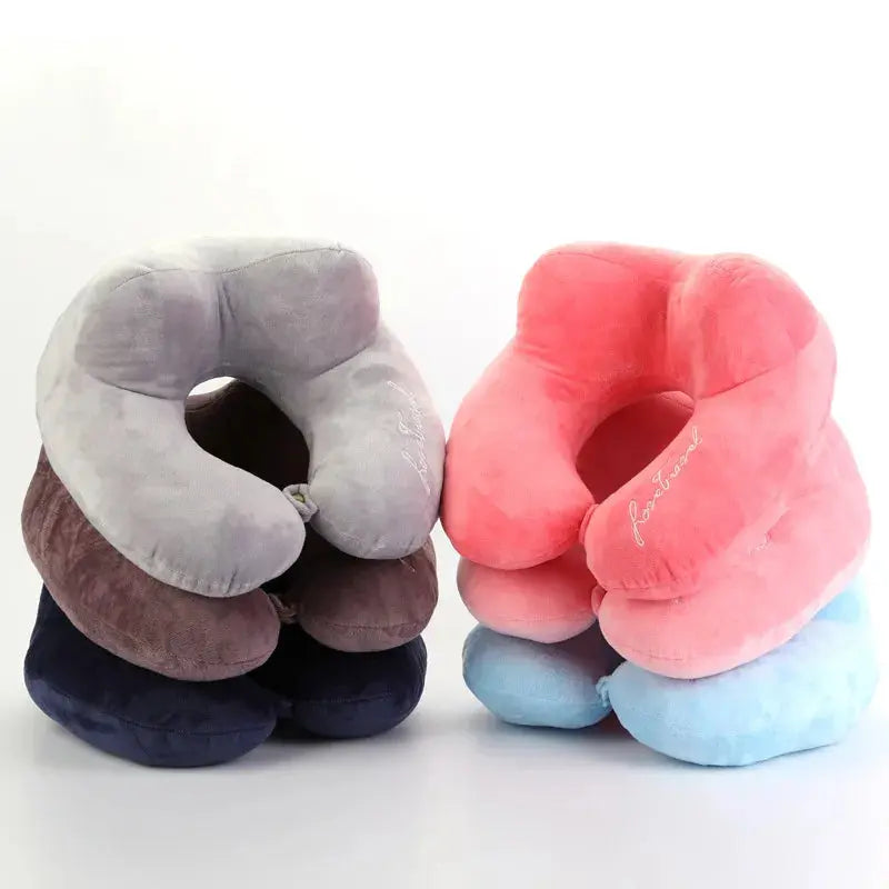 U-Shaped Memory Foam Neck Pillow – Soft Travel Support - Nisiowelt