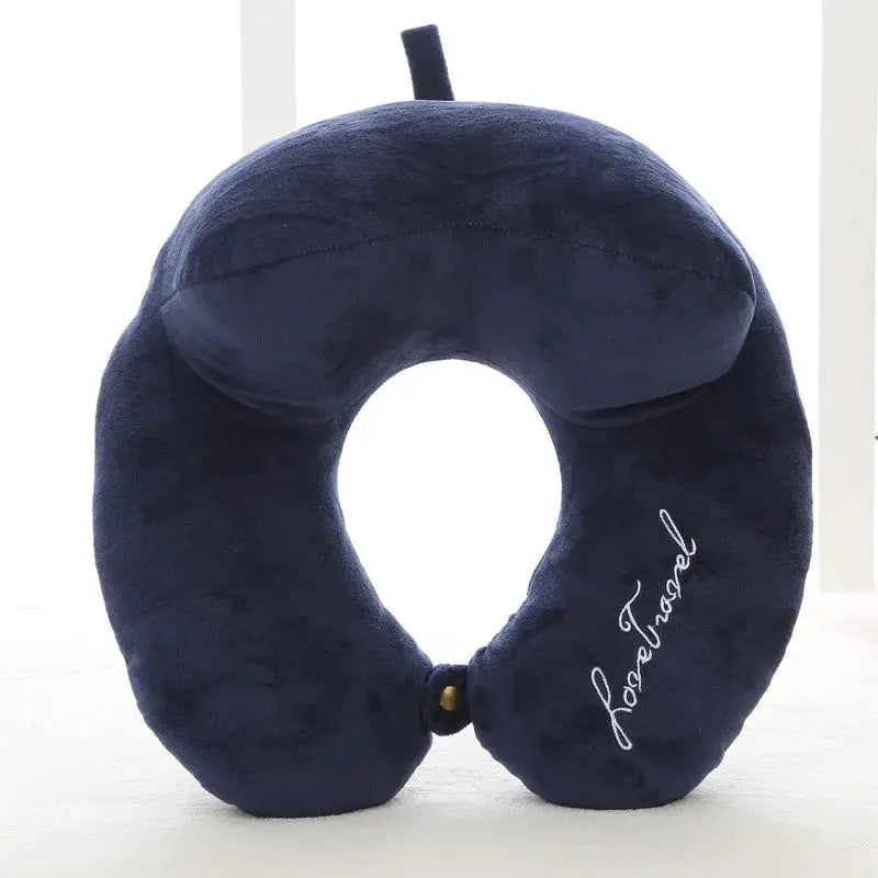 U-Shaped Memory Foam Neck Pillow – Soft Travel Support - Nisiowelt