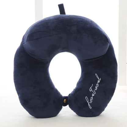U-Shaped Memory Foam Neck Pillow – Soft Travel Support - Nisiowelt