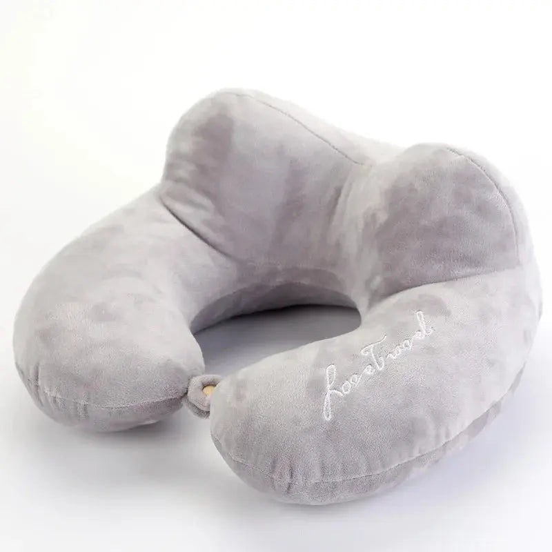 U-Shaped Memory Foam Neck Pillow – Soft Travel Support - Nisiowelt