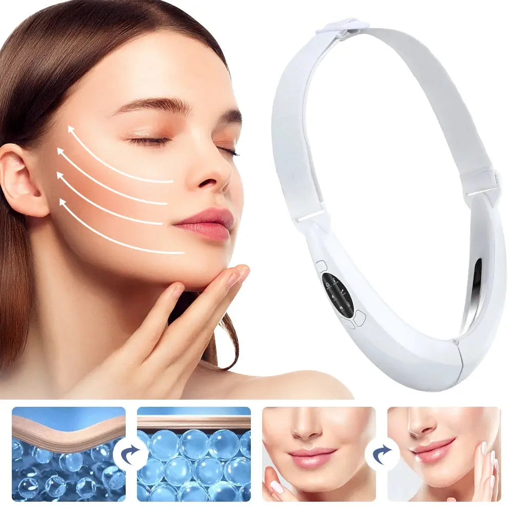 EMS Face Lifting Device – LED Photon Therapy & Vibration Facial Massager - Nisiowelt