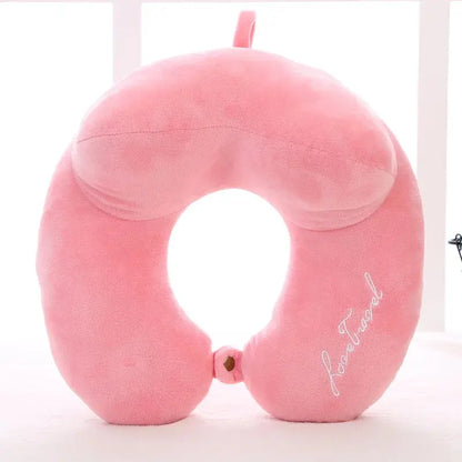 U-Shaped Memory Foam Neck Pillow – Soft Travel Support - Nisiowelt