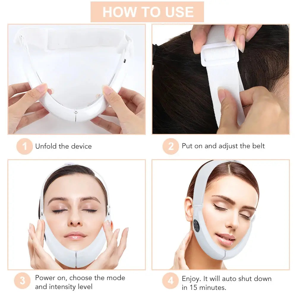 EMS Face Lifting Device – LED Photon Therapy & Vibration Facial Massager - Nisiowelt