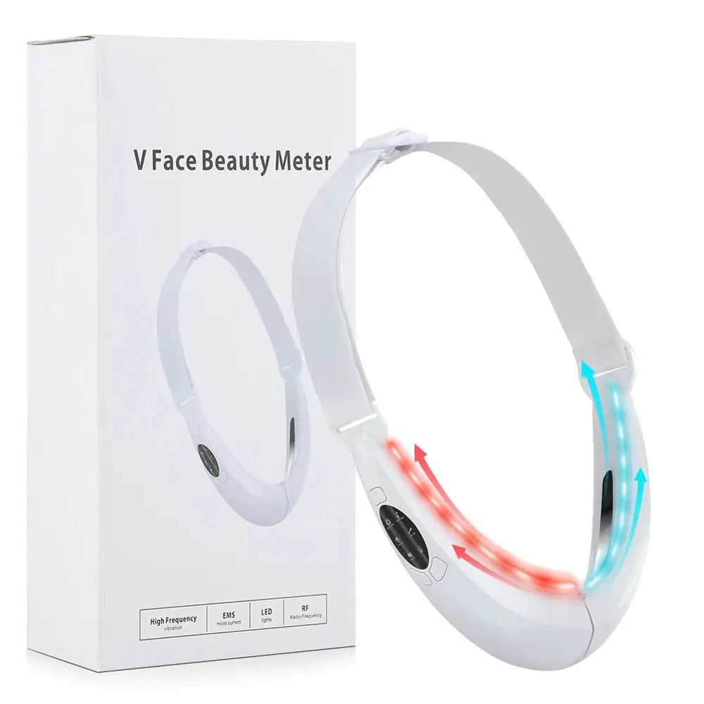 EMS Face Lifting Device – LED Photon Therapy & Vibration Facial Massager - Nisiowelt