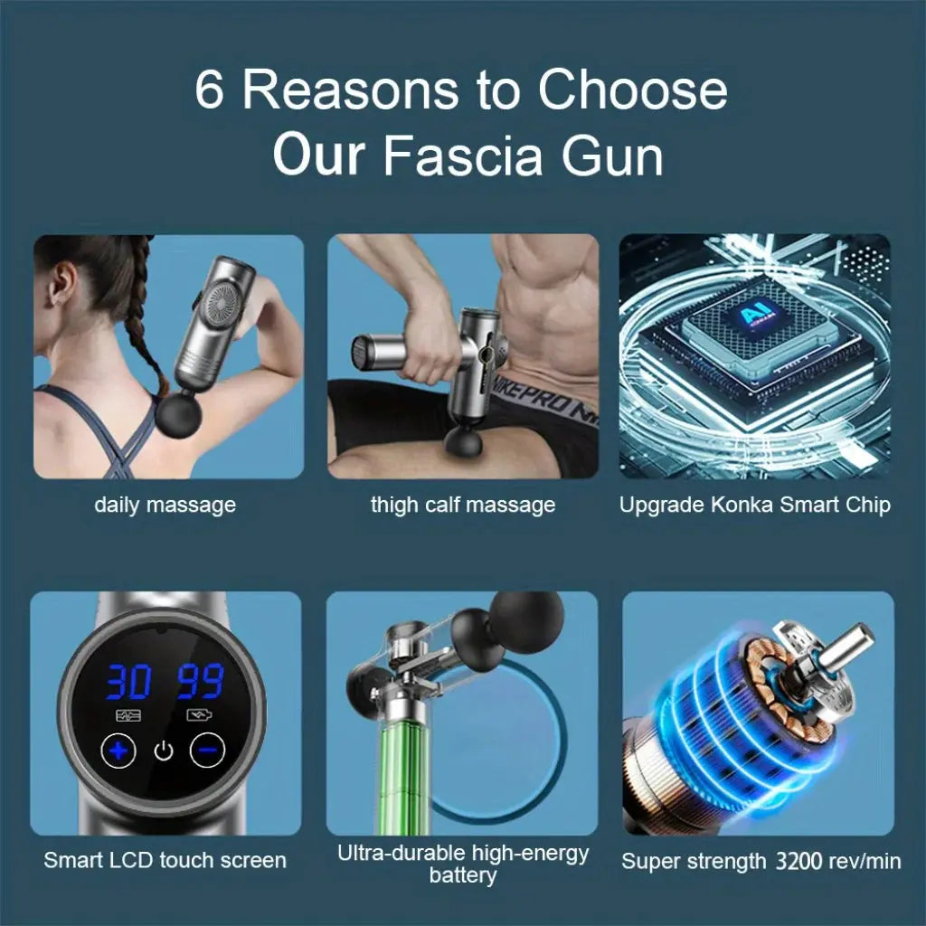 Professional Muscle Massage Gun – 99-Speed Recovery - Nisiowelt
