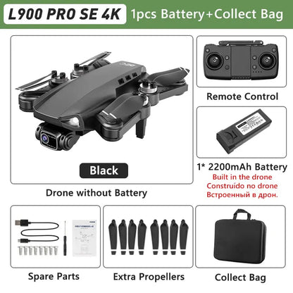 LYZRC L900 PRO GPS Drone 4K Professional HD Dual Camera 5G WIFI Brushless Motor FPV Quadcopter Foldable Aerial Photography Drone Nisiowelt