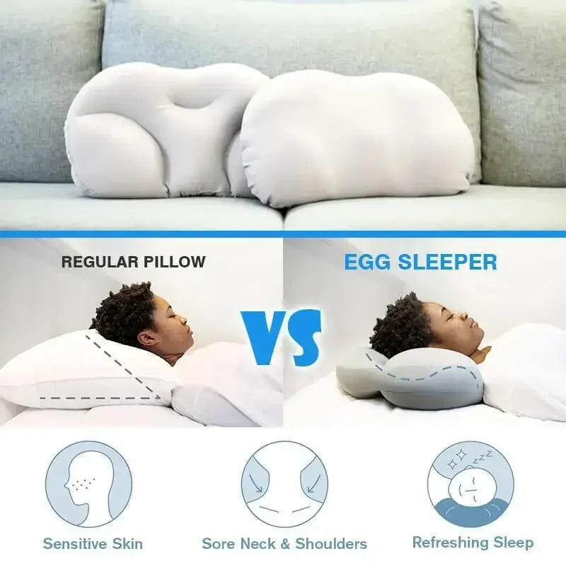 Egg Sleeper: Sleep Pillow and Neck Massager Nisiowelt