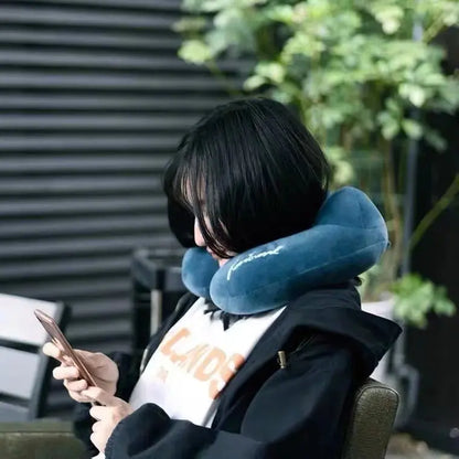 U-Shaped Memory Foam Neck Pillow – Soft Travel Support - Nisiowelt