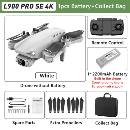LYZRC L900 PRO GPS Drone 4K Professional HD Dual Camera 5G WIFI Brushless Motor FPV Quadcopter Foldable Aerial Photography Drone Nisiowelt