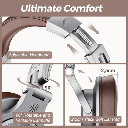 Oneodio Fusion A70 Bluetooth 5.2 Hi-Res Audio Headphones 72H - Nisiowelt