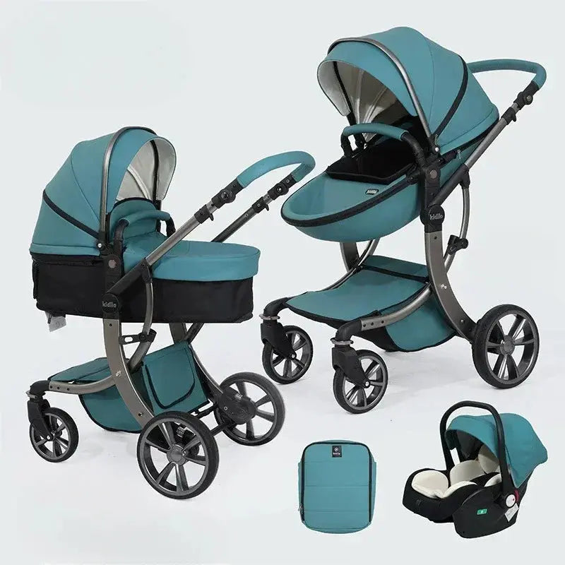 Baby Stroller 3-in-1 with Car Seat Nisiowelt