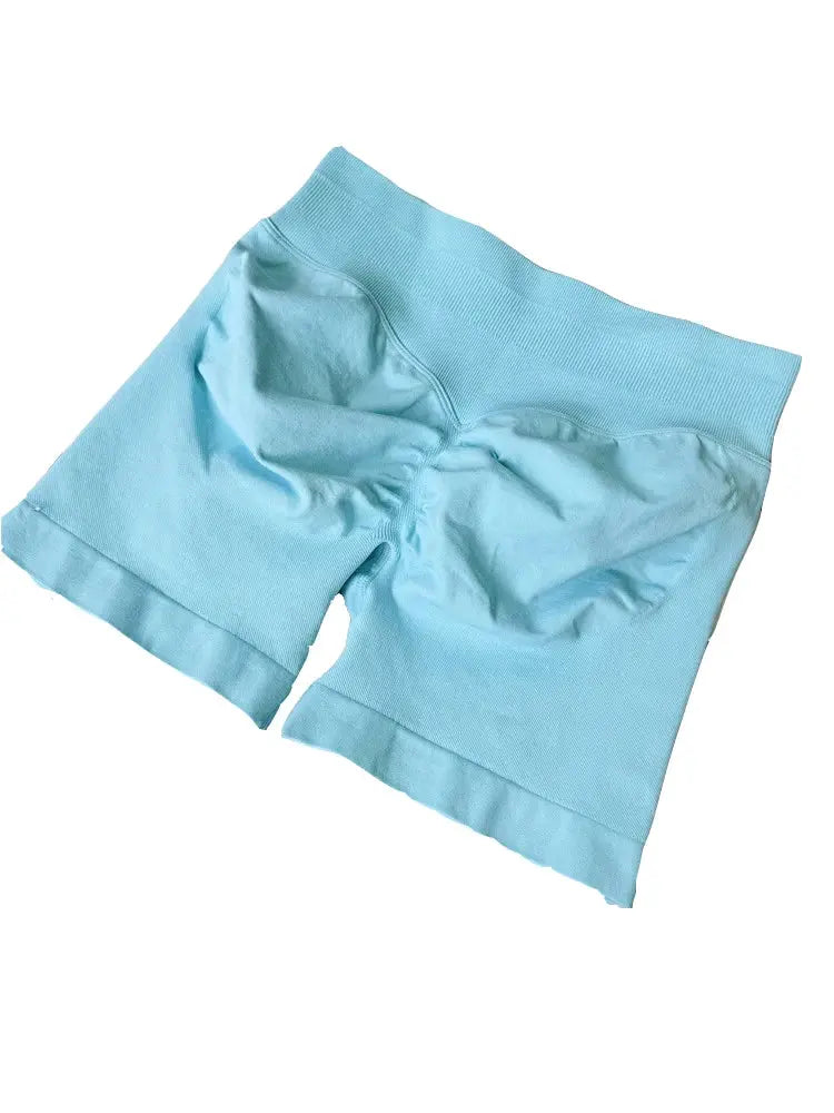 Impact Seamless Ribbed Shorts – 4.5" Yoga & Workout Nisiowelt