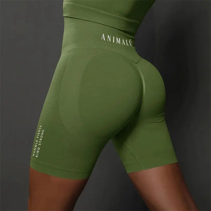 Animalu Women Push Up Seamless Shorts for Workout - Nisiowelt