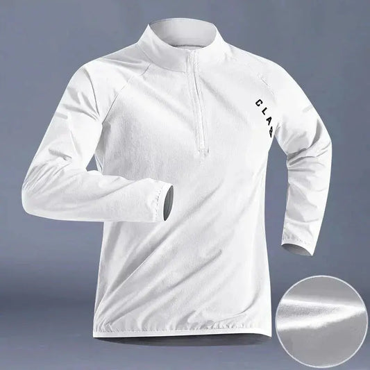 Men’s Quick-Dry Sports Top with Half Zip Nisiowelt